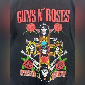 NWOT Guns N’ Roses Graphic Band Tee Size L 1988 Tour “Appetite for Destruction”